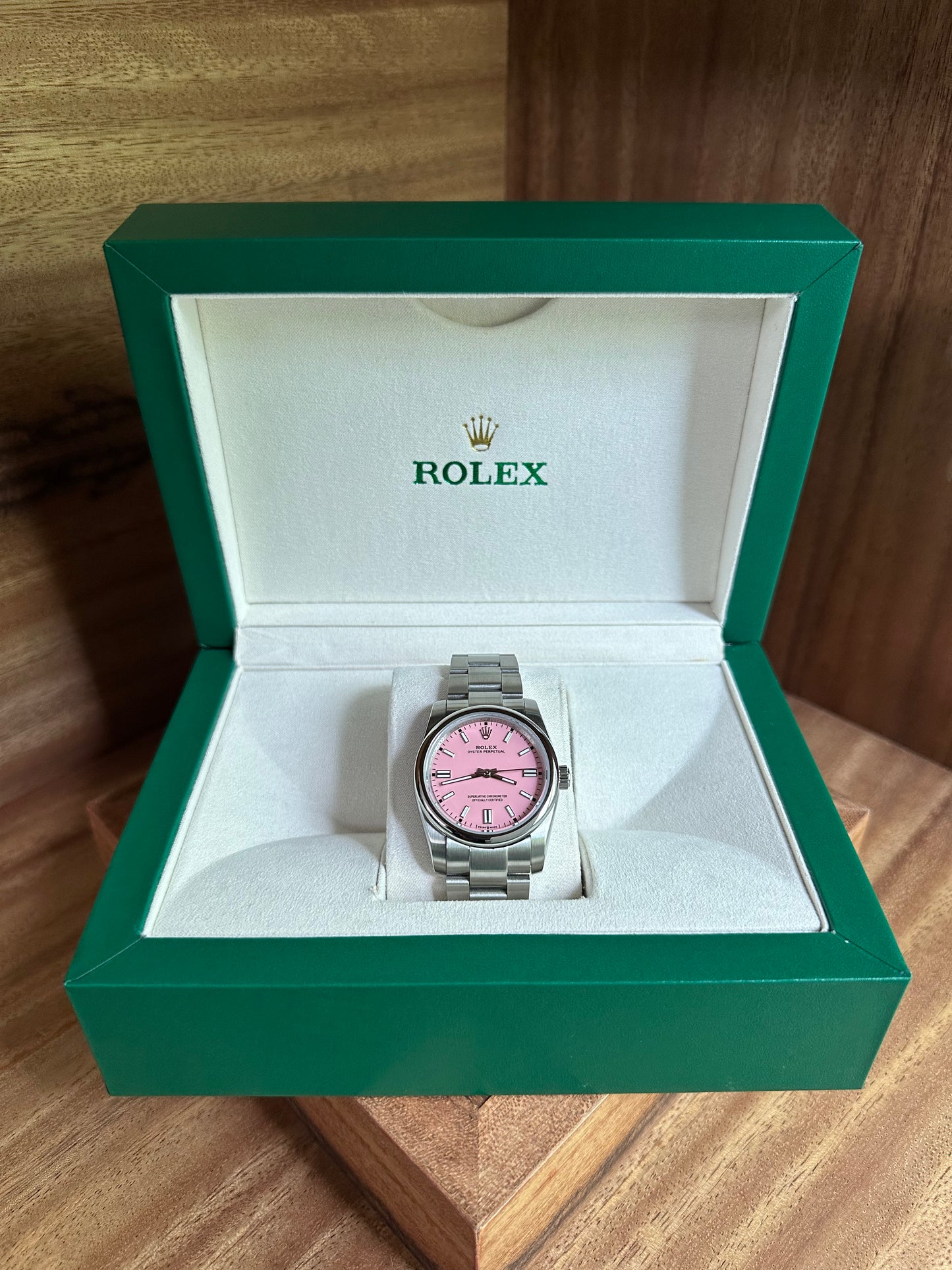 Oyster Perpetual - Pink Dial
