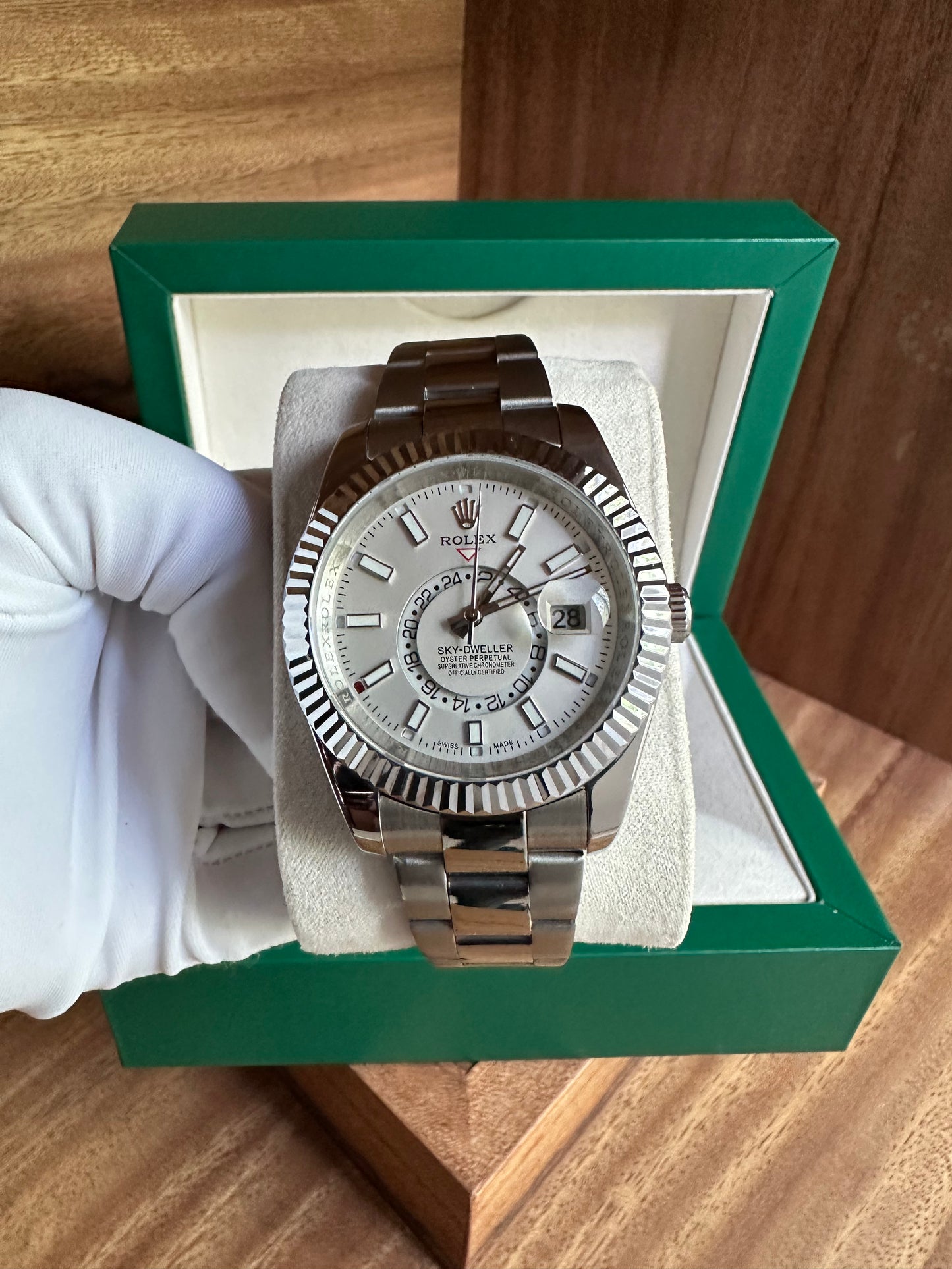 Sky Dweller - White Dial