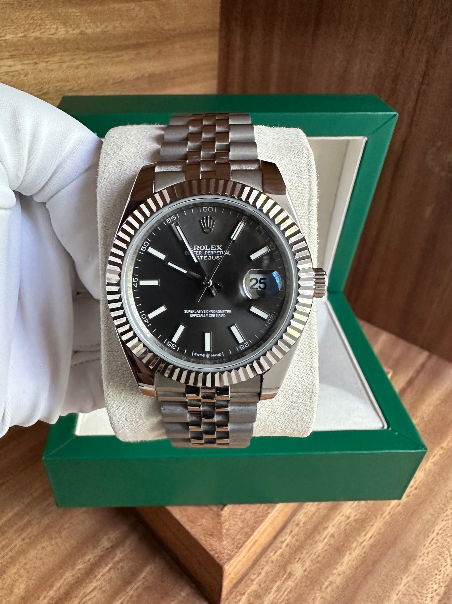 Date Just - Black Dial