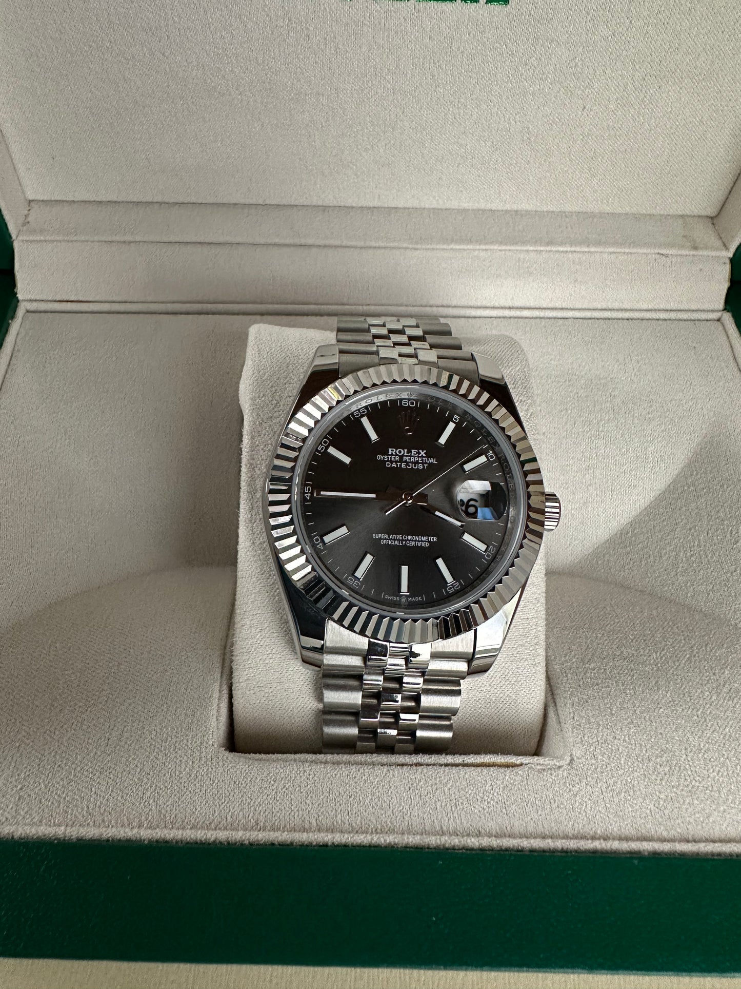 Date Just - Black Dial