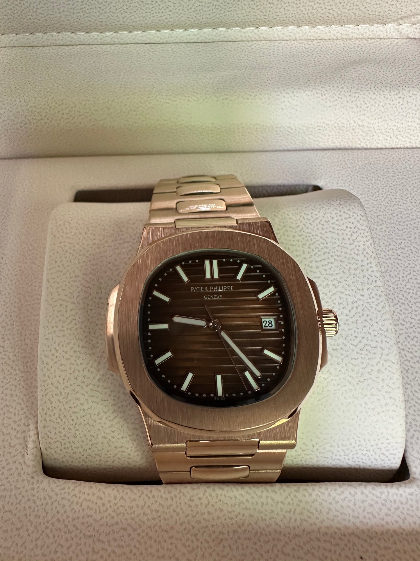 Nautilus - Chocolate (Rose Gold Brown Dial)