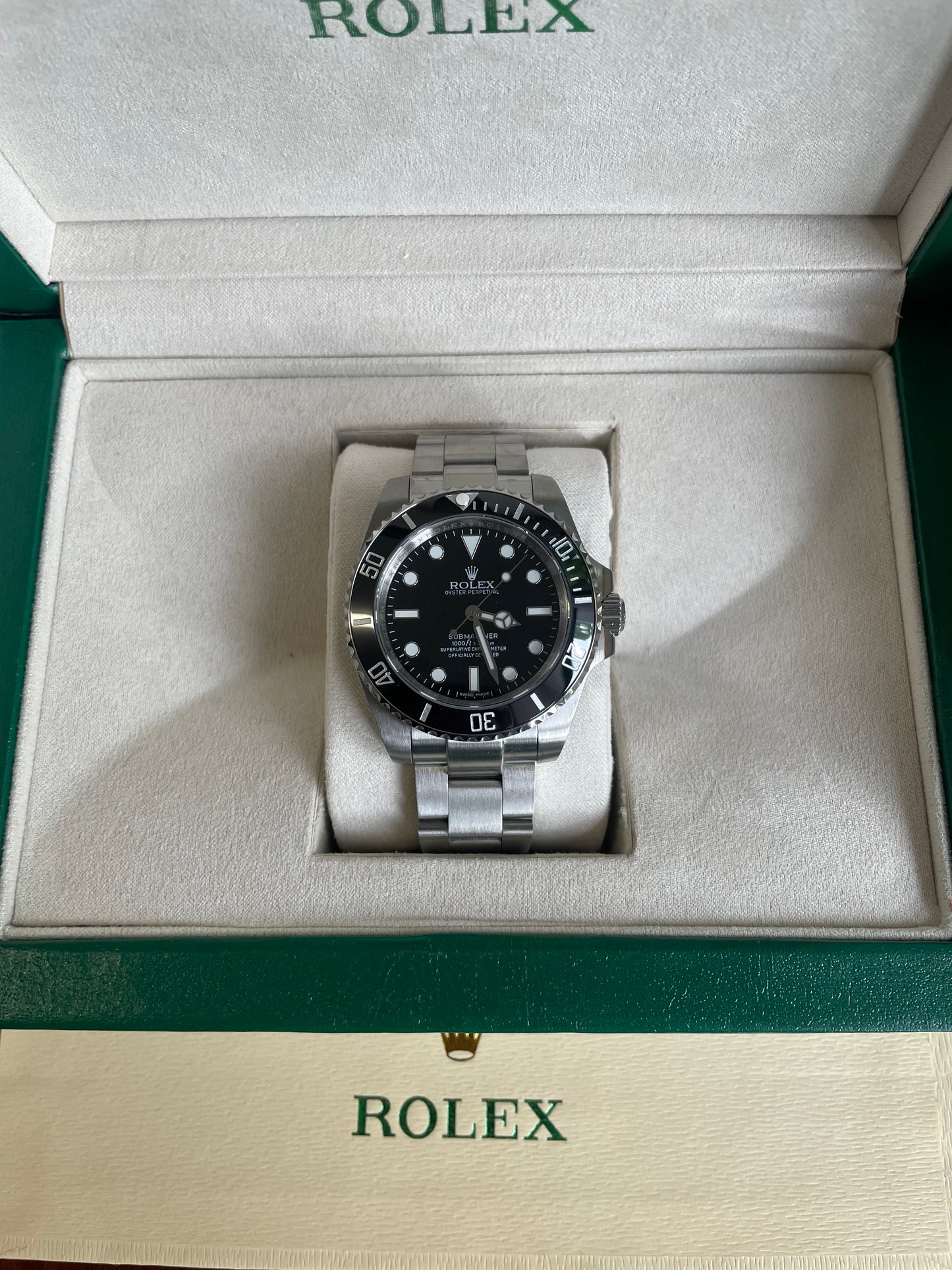 Submariner No Date - Esfera Negra