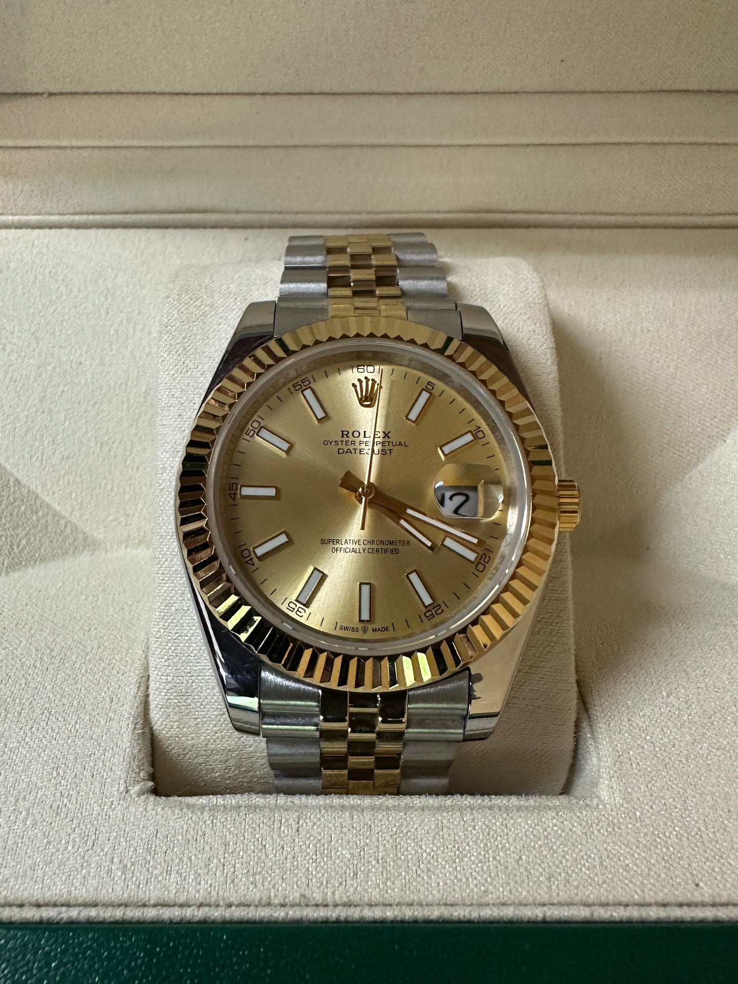 Date Just - Yellow Rolesor