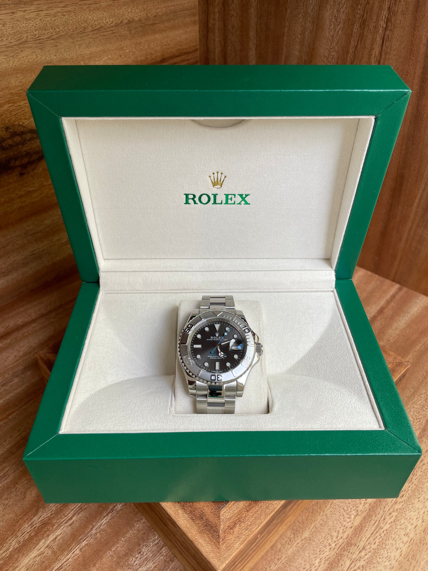 Yacht Master Date - Rhodium