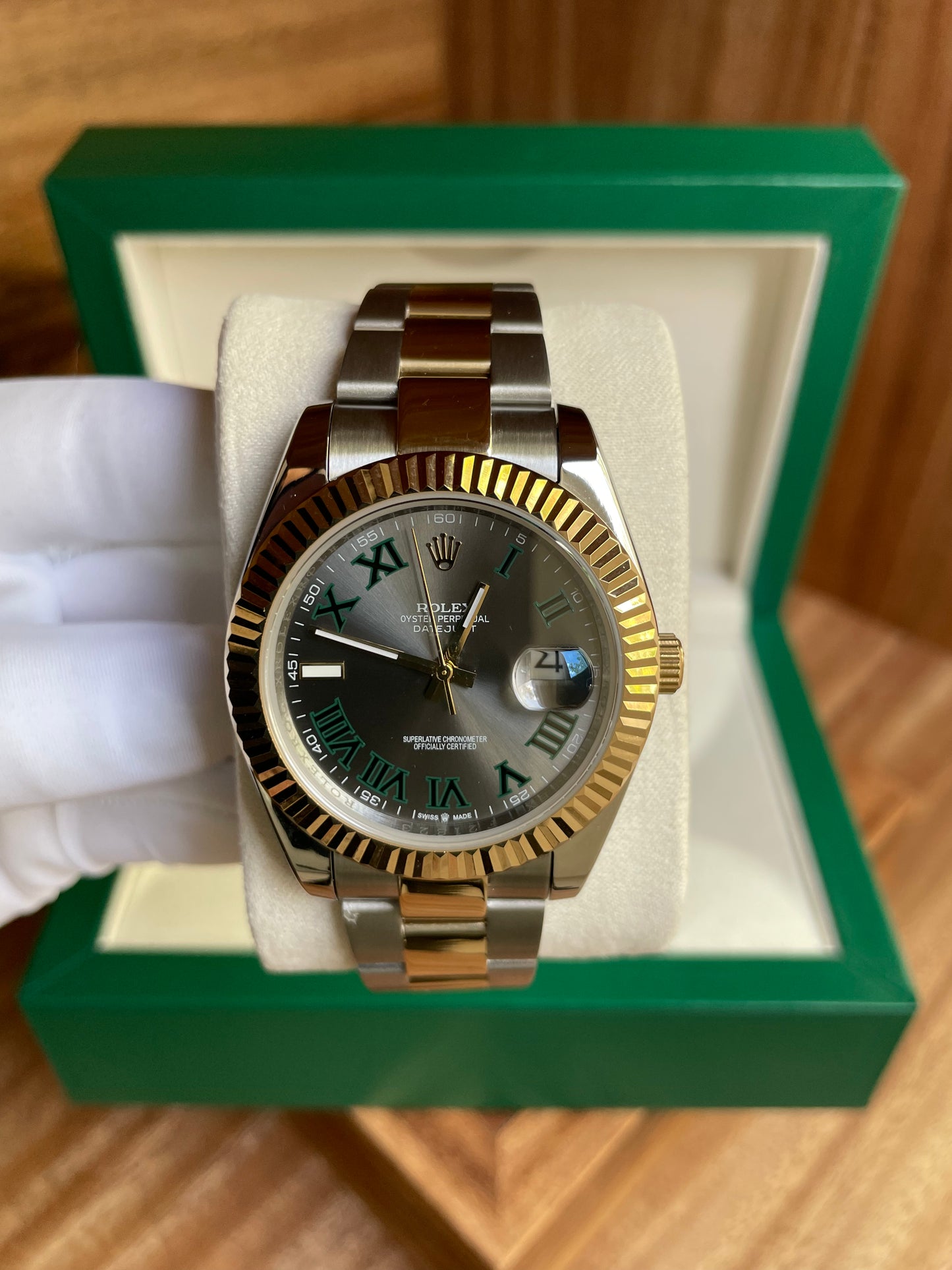 Date Just Oyster Perpetual Wimbledon - Two tone