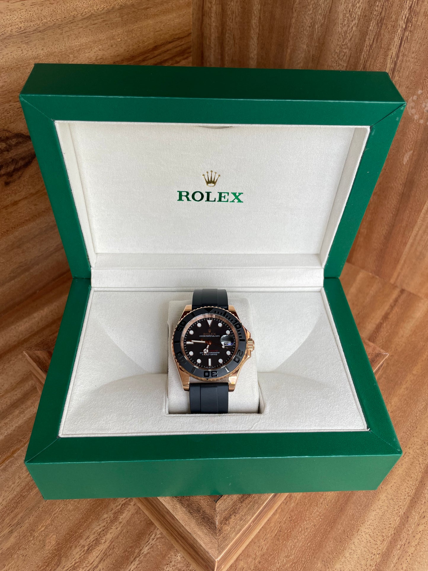 Yacht Master Oysterflex - Oro rosa