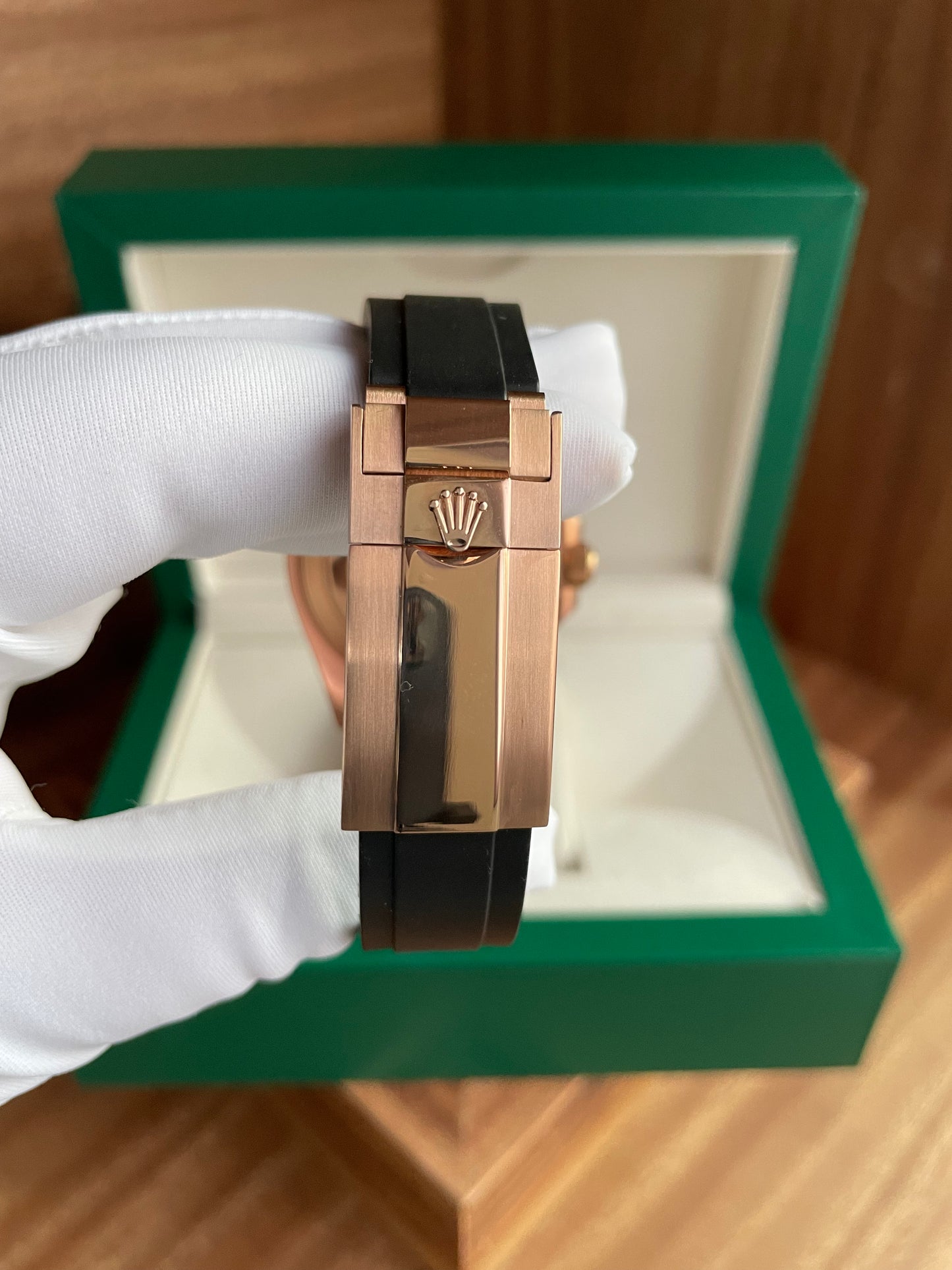 Yacht Master Oysterflex - Oro rosa