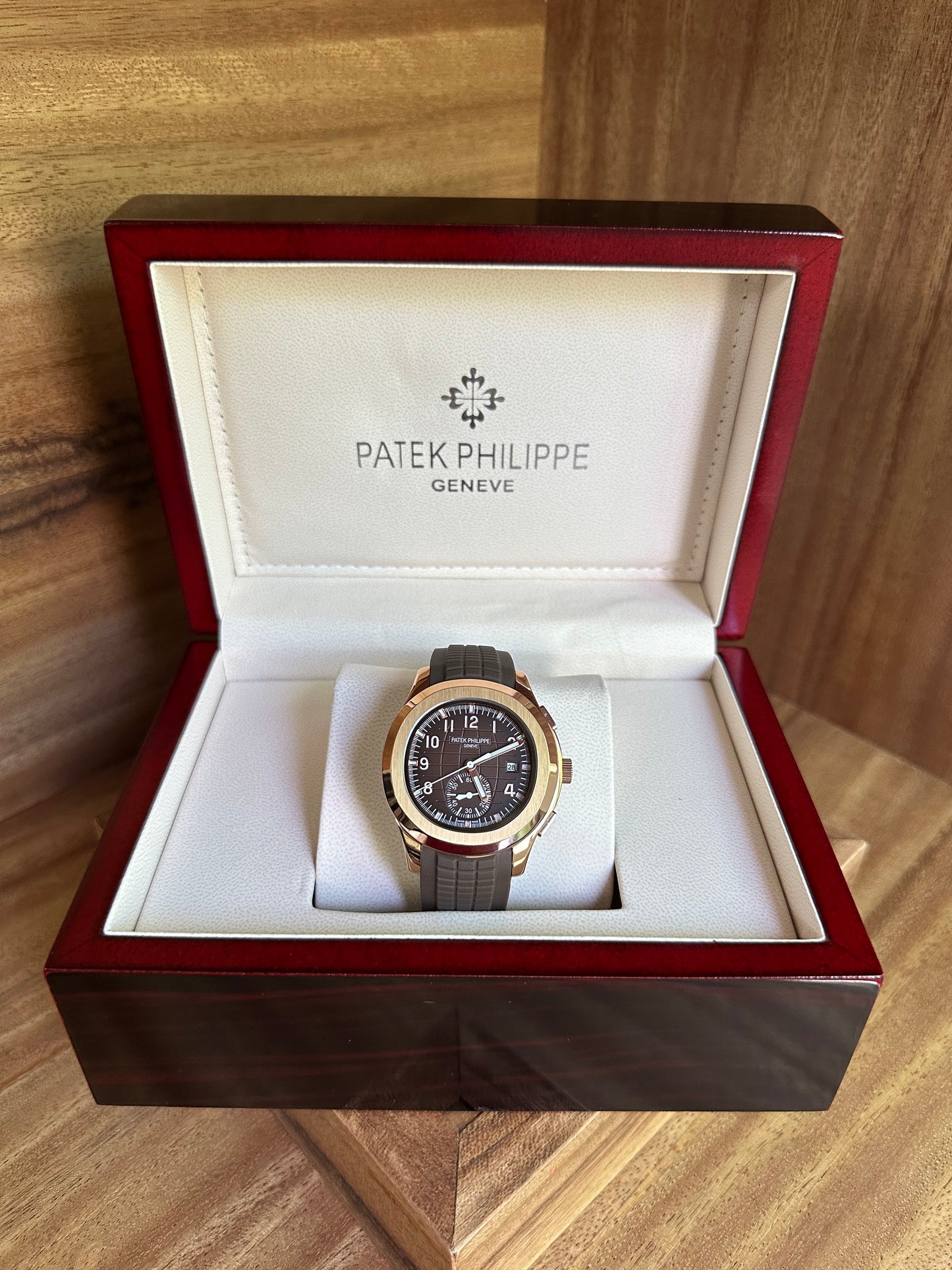 Aquanaut Chronograph - Rose Gold Brown Dial