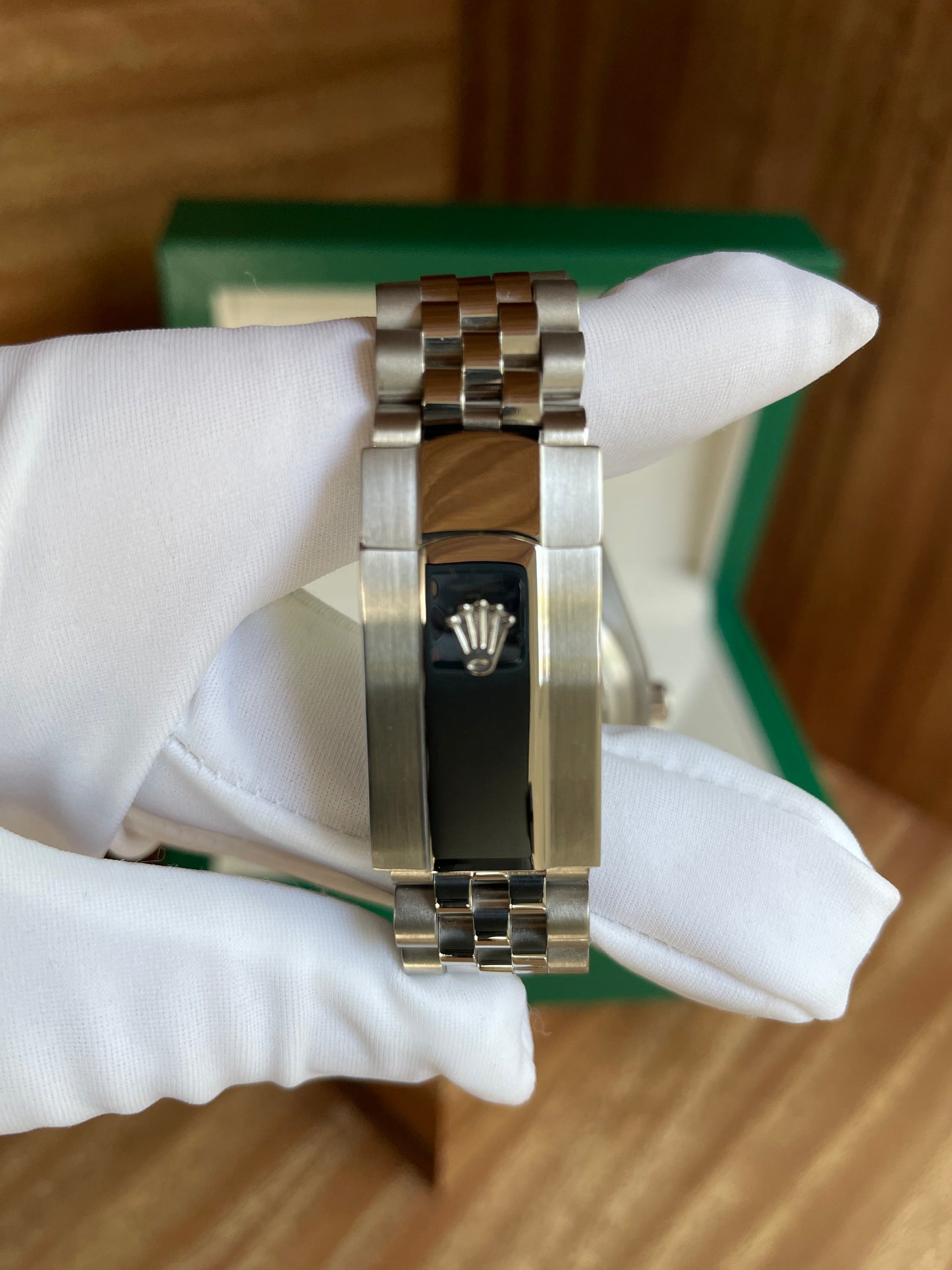 Date Just Oyster Perpetual - Dial Blanco